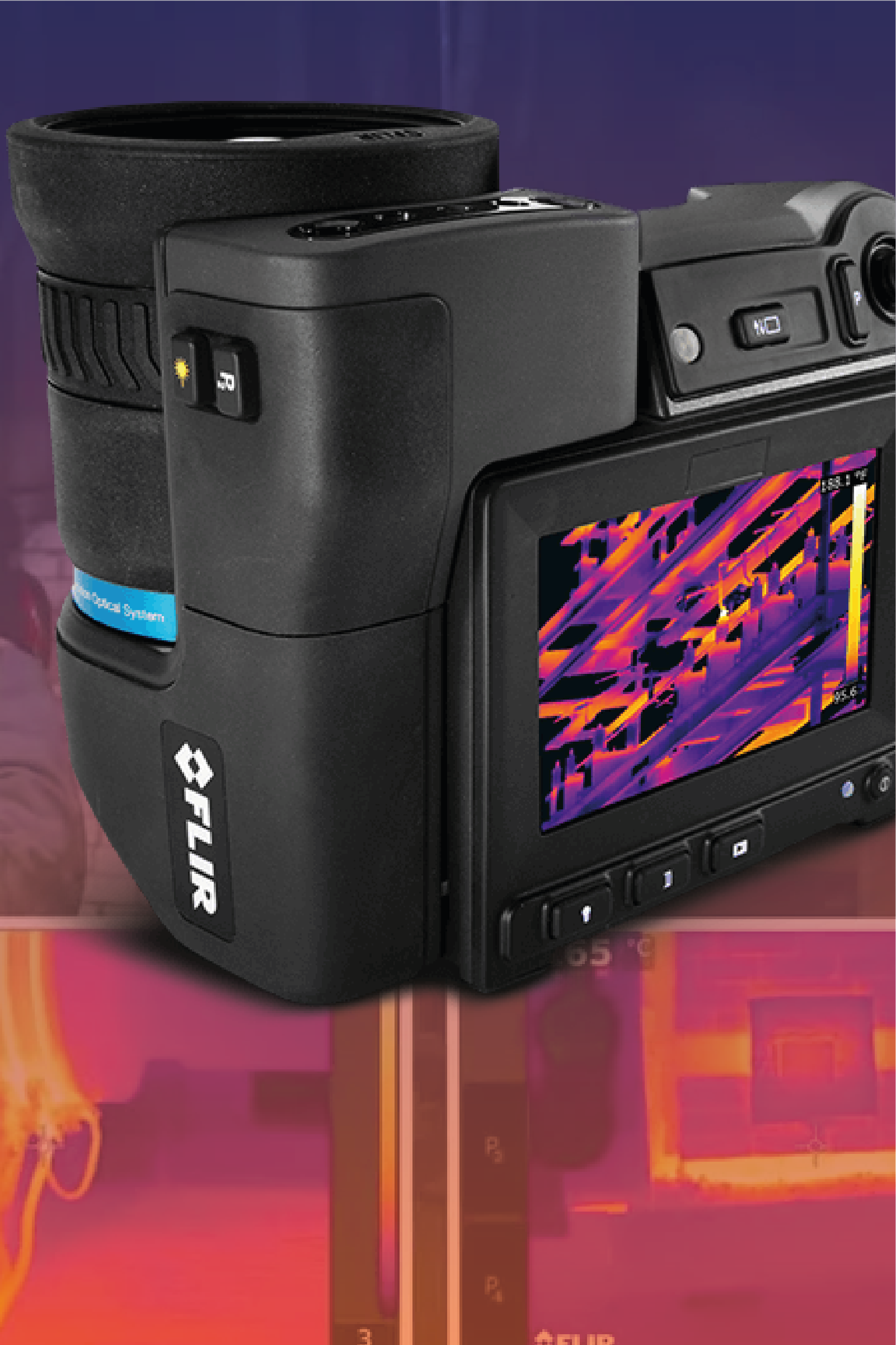 Cámara FLIR T1020 inspección eléctrica